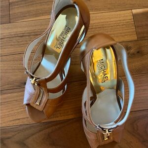 Michael Kors Tan Heeled Sandals